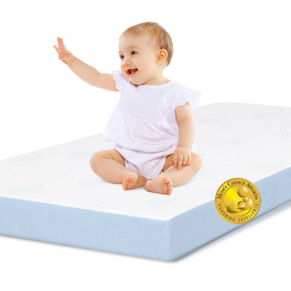 Babelio Cloud 2 Crib & Toddler Mattress with Tencel Cover