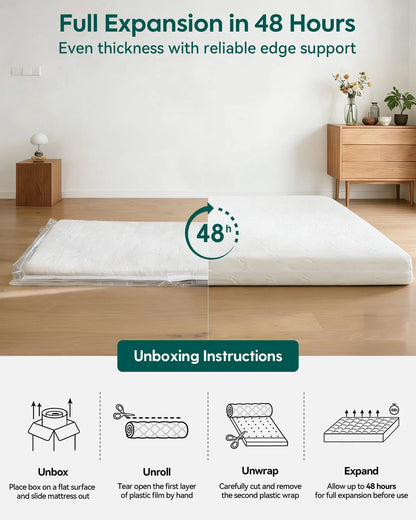 Babelio Cloud 1 | Dual-Sided Breathable Crib & Toddler Mattress