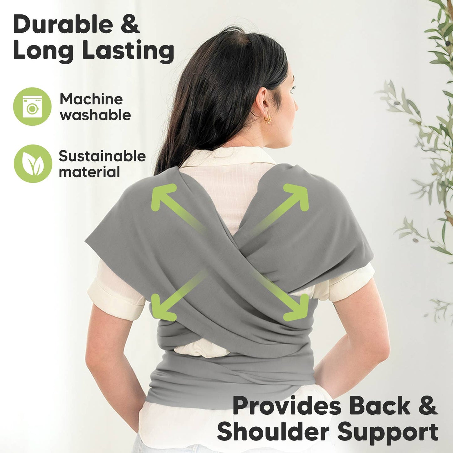 KeaBabies Original Baby Wrap Carrier