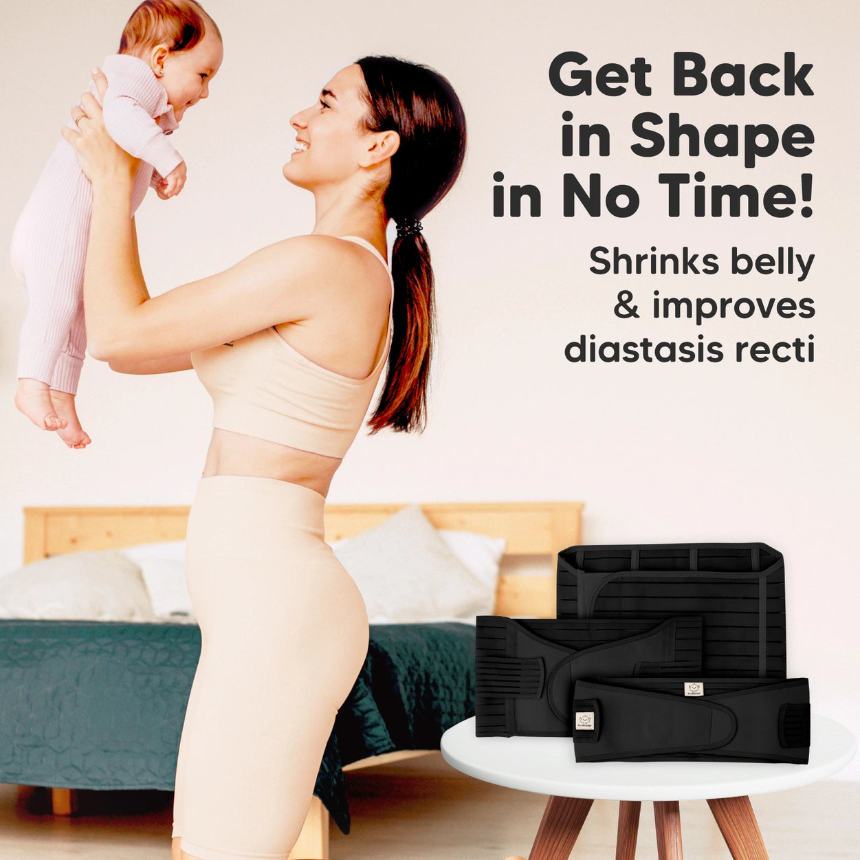 KeaBabies Revive 3 in 1 Postpartum Belt