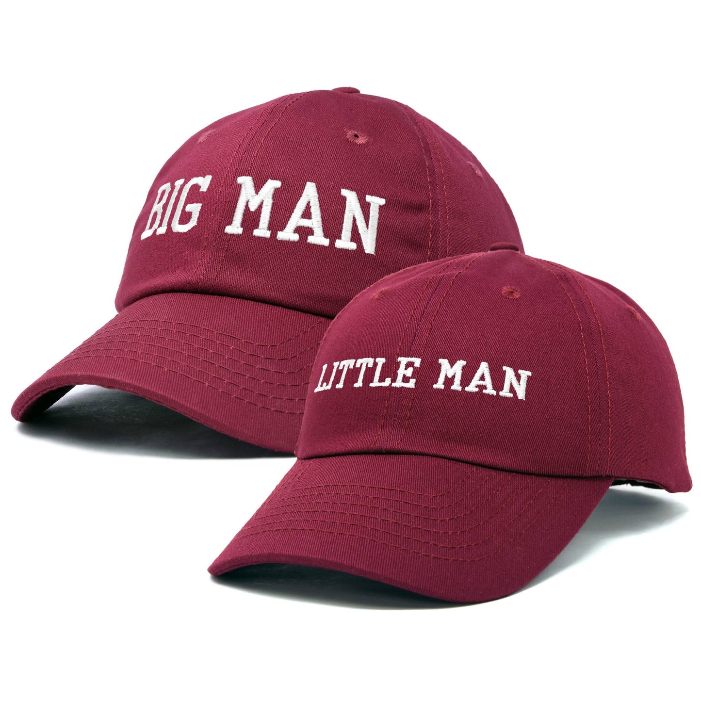 Big Man Little Man Father Son Matching Caps