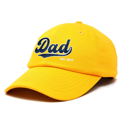 Dad Embroidered Varsity Cotton Hat