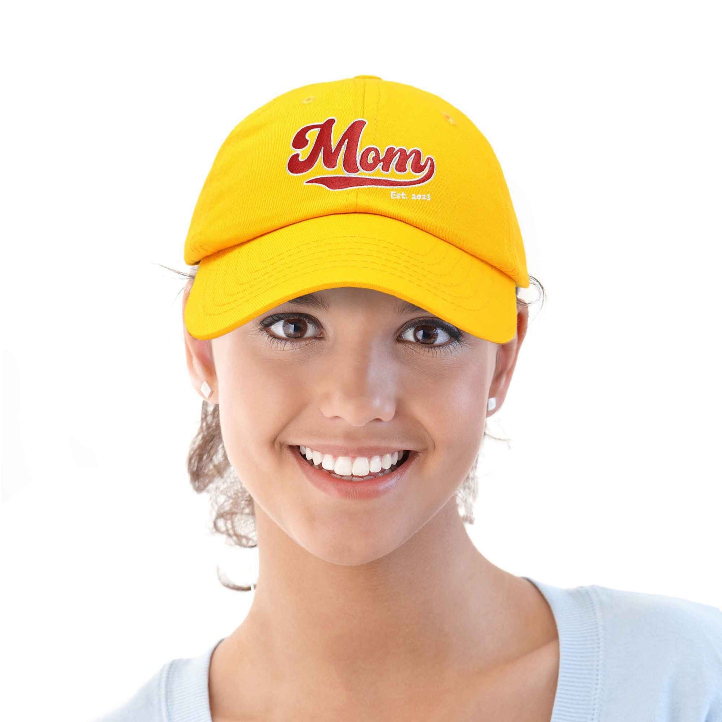 Varsity Mom Embroidered Cotton Hat