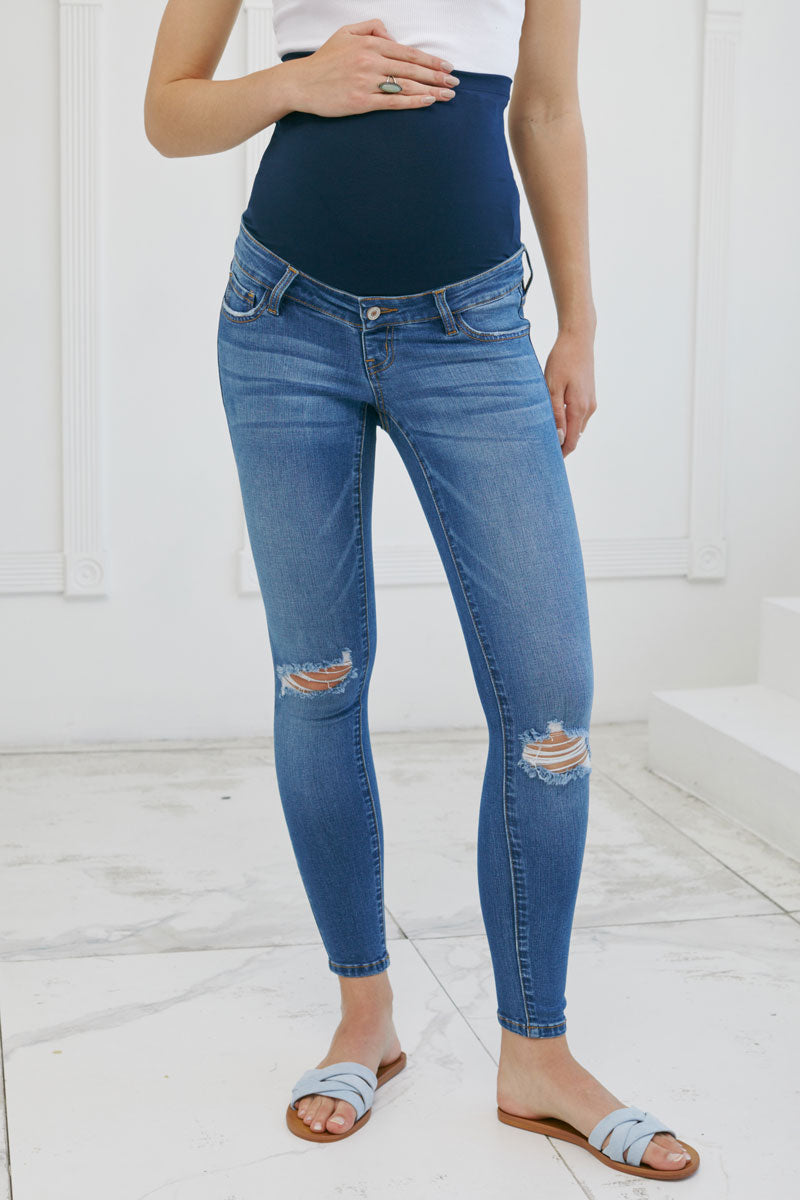 Rainie Maternity Ankle Skinny Jeans