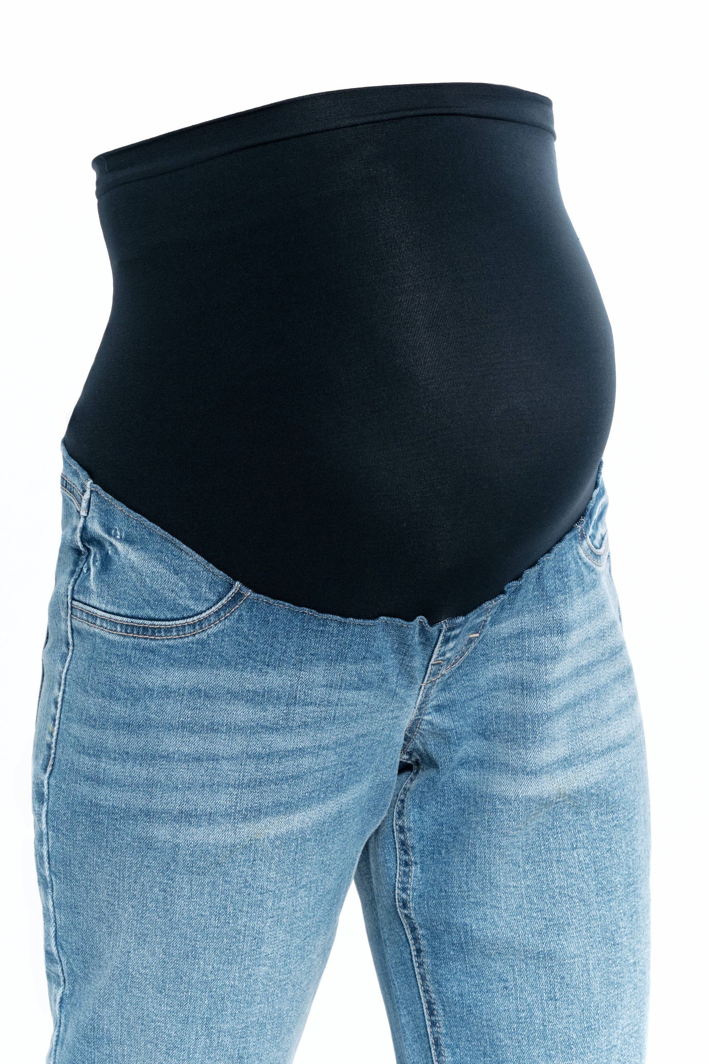 Maternity Straight Leg Jean w/ Bellyband