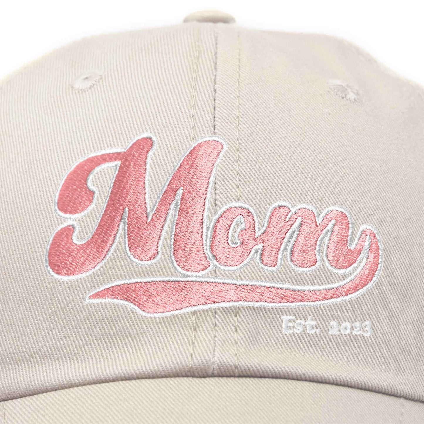 Varsity Mom Embroidered Cotton Hat