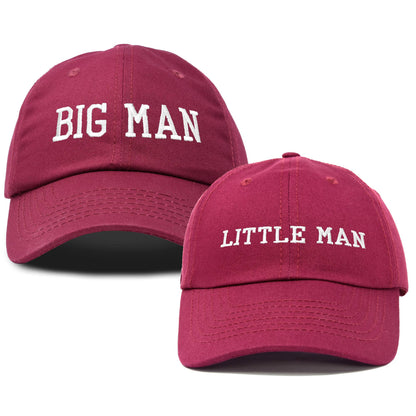 Big Man Little Man Father Son Matching Caps