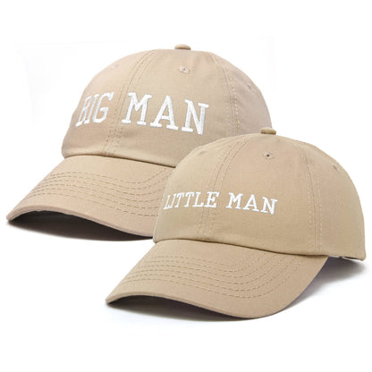 Big Man Little Man Father Son Matching Caps