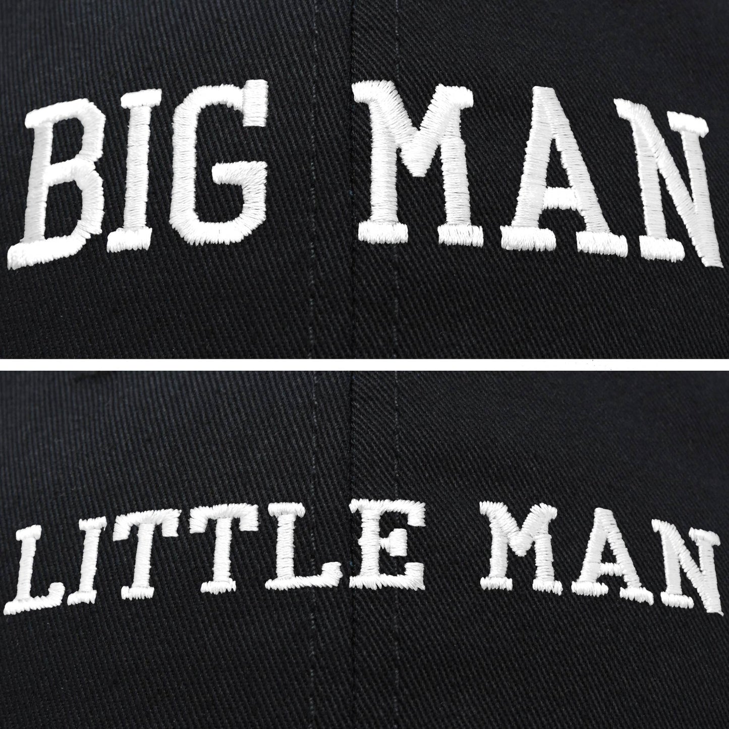 Big Man Little Man Father Son Matching Caps