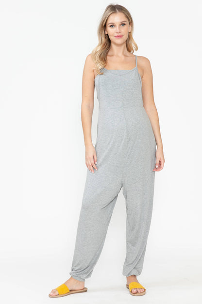 Maternity Jogger Pants Jumpsuit & Maxi Long Cardigan Sets