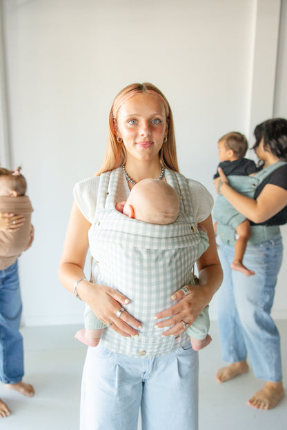 Coco Carriers Coco Gingham - Baby Carrier With A Pocket