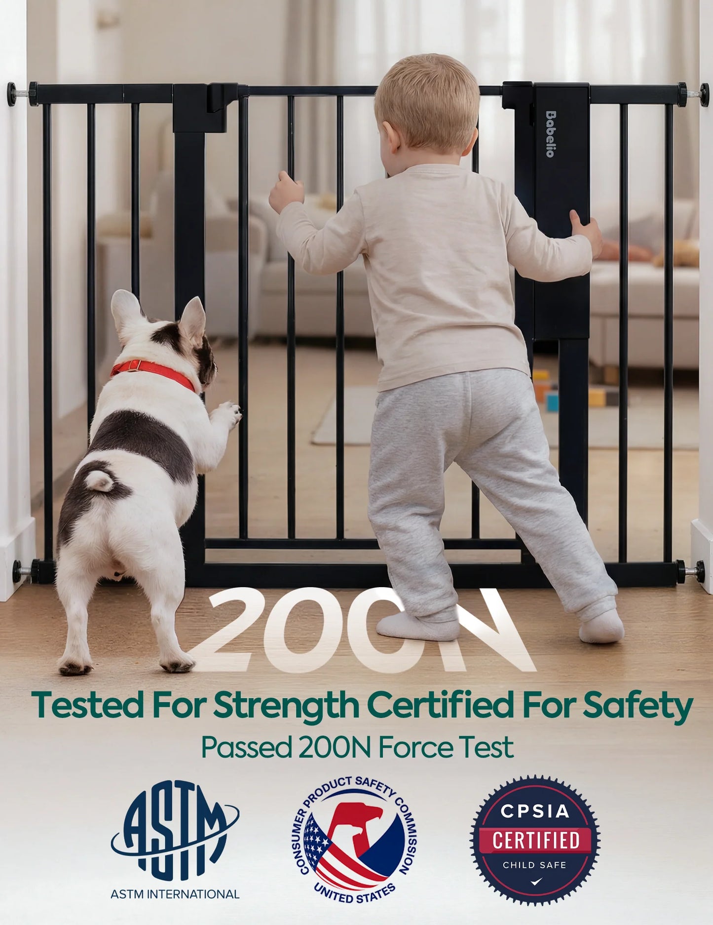 Babelio Sensepass | Smart Baby Gate with Infrared Auto-Unlock