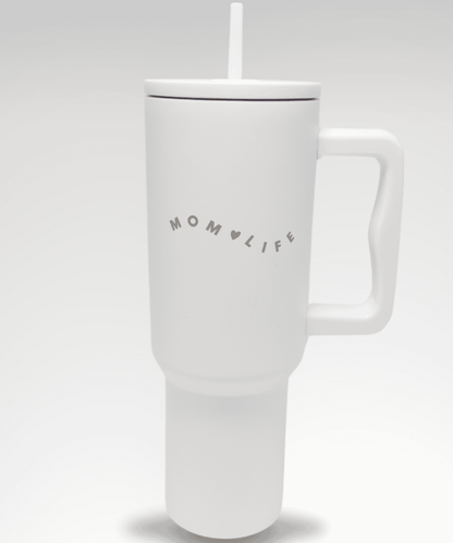 Sunflower Motherhood Mom Life Tumbler - 40oz Insulated Tumbler