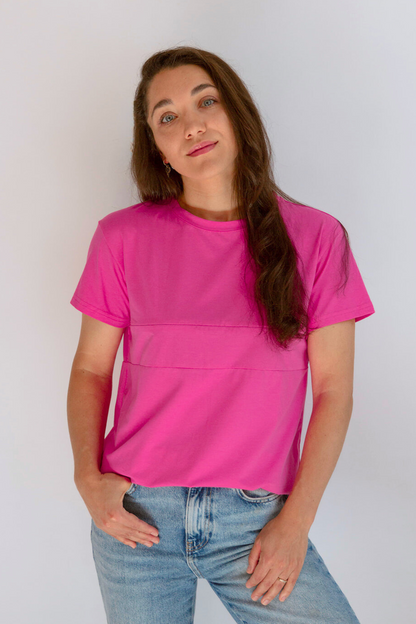 Movemama Full Zip Breastfeeding Tee