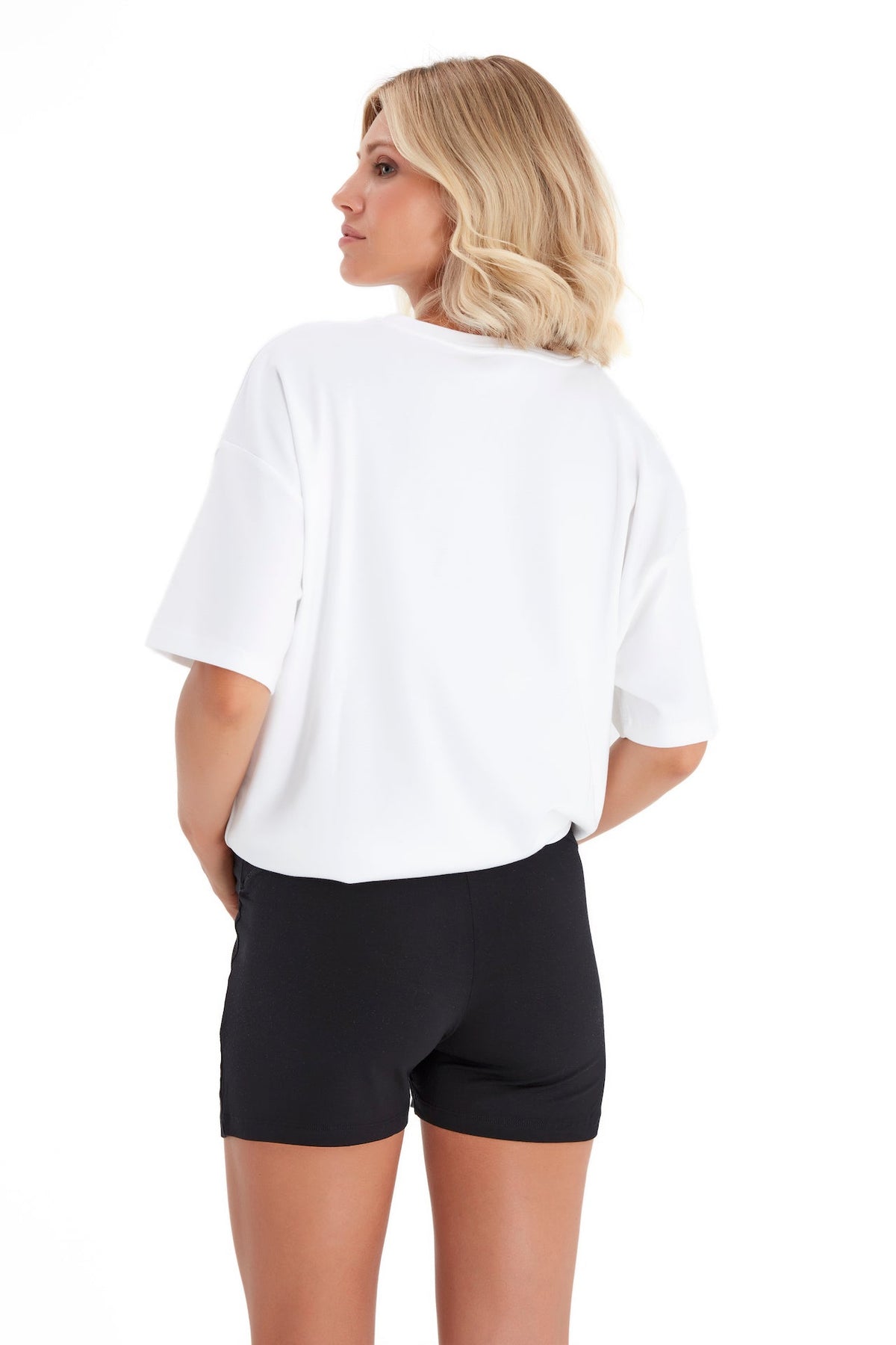 Accouchée Super Soft Foldover Waistband Maternity Shorts