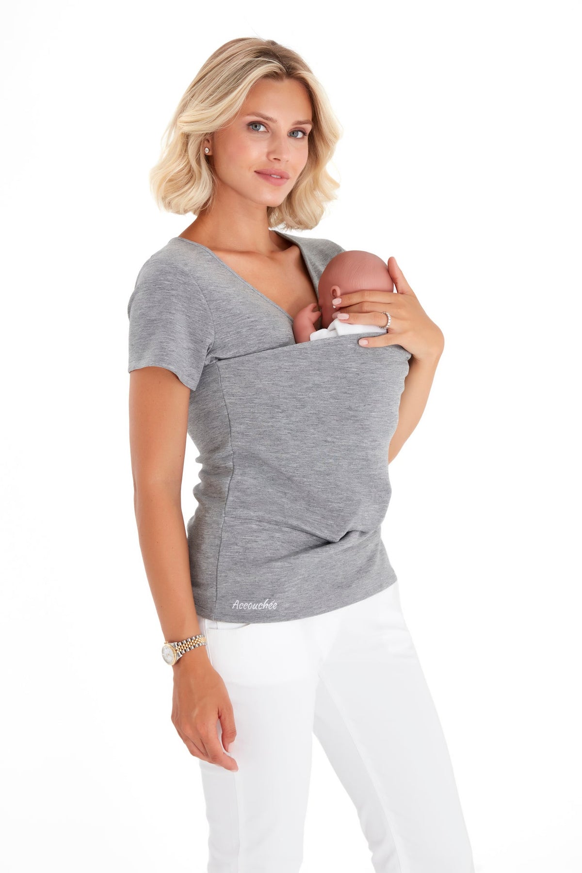 Accouchée Hands Free Baby Carrier Maternity/Nursing Top