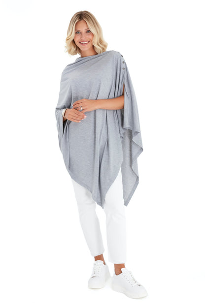 Accouchée 4-in-1 Multipurpose Supreme Cotton Cape Maternity/Nursing Shawl