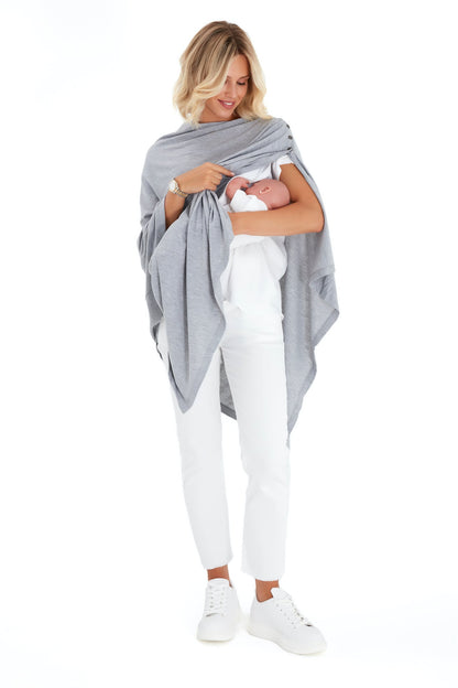 Accouchée 4-in-1 Multipurpose Supreme Cotton Cape Maternity/Nursing Shawl
