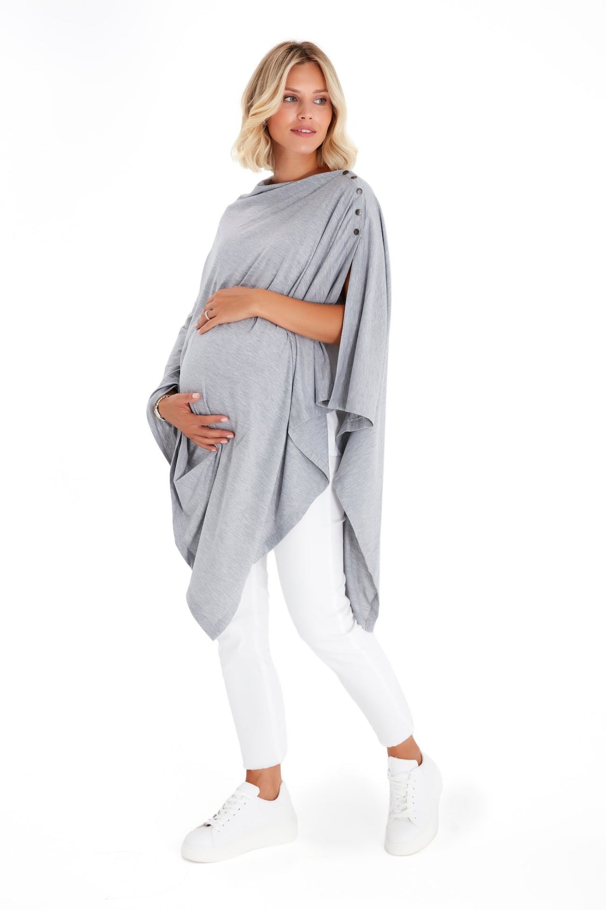Accouchée 4-in-1 Multipurpose Supreme Cotton Cape Maternity/Nursing Shawl