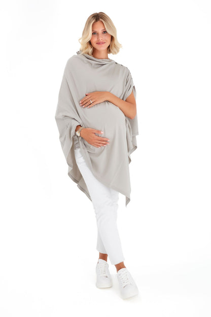 Accouchée 4-in-1 Multipurpose Supreme Cotton Cape Maternity/Nursing Shawl