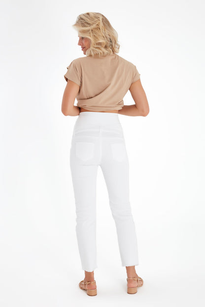 Accouchée Graceful Non-Denim Foldover Waistband Maternity Pants