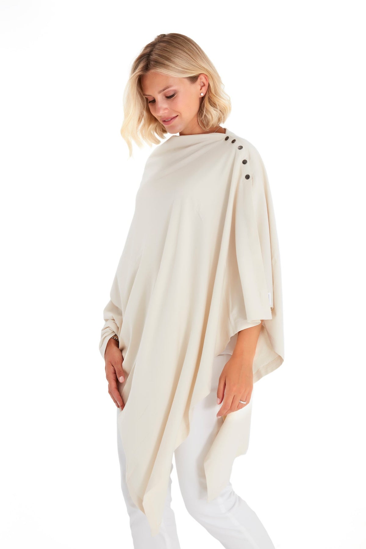 Accouchée 4-in-1 Multipurpose Supreme Cotton Cape Maternity/Nursing Shawl