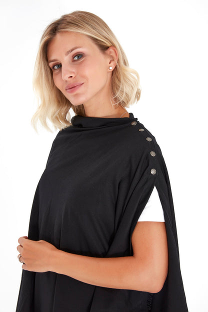Accouchée 4-in-1 Multipurpose Supreme Cotton Cape Maternity/Nursing Shawl