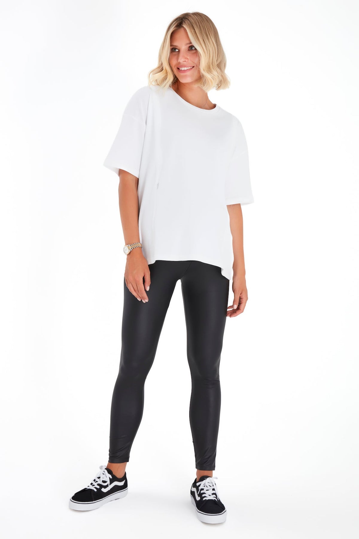 Accouchée Anytime Anywhere Side Zip Maternity/Nursing T-Shirt