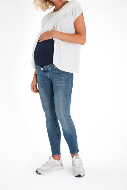 Accouchée Skinny Foldover Waistband Maternity Jeans
