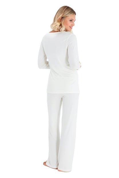 Accouchée Sleep Tight Pajama Set for Pregnancy, Nursing and Ever After