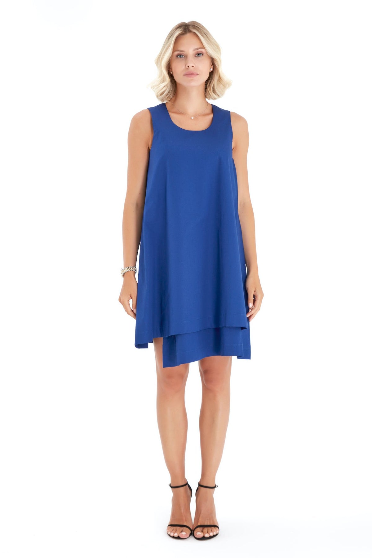 Accouchée Amaze Sleeveless Cotton Maternity/Nursing Swing Dress