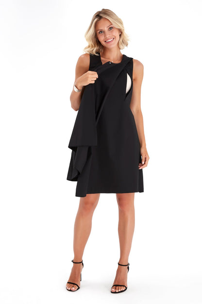 Accouchée Amaze Sleeveless Cotton Maternity/Nursing Swing Dress