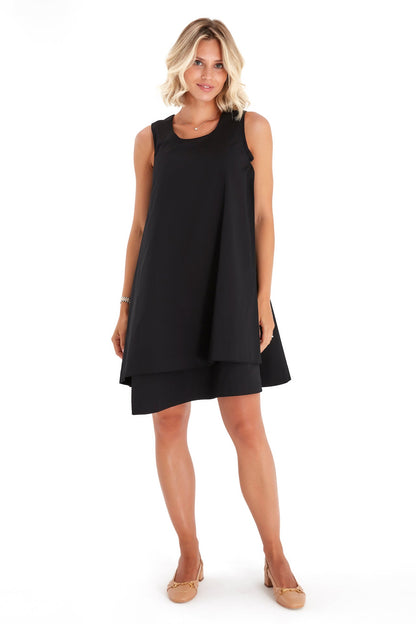 Accouchée Amaze Sleeveless Cotton Maternity/Nursing Swing Dress