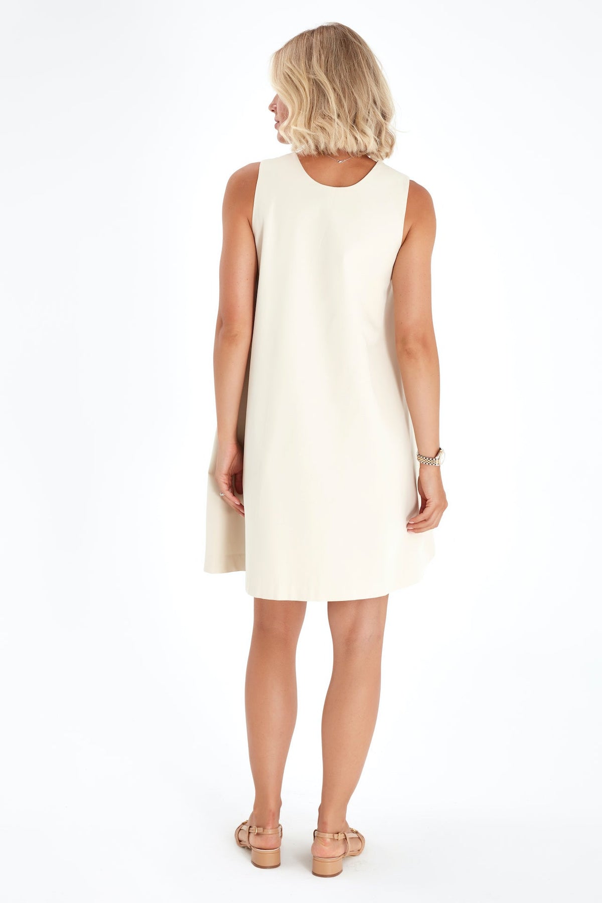 Accouchée Amaze Sleeveless Cotton Maternity/Nursing Swing Dress