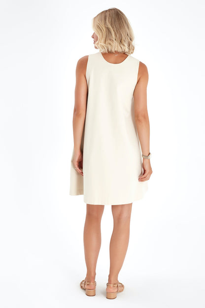 Accouchée Amaze Sleeveless Cotton Maternity/Nursing Swing Dress