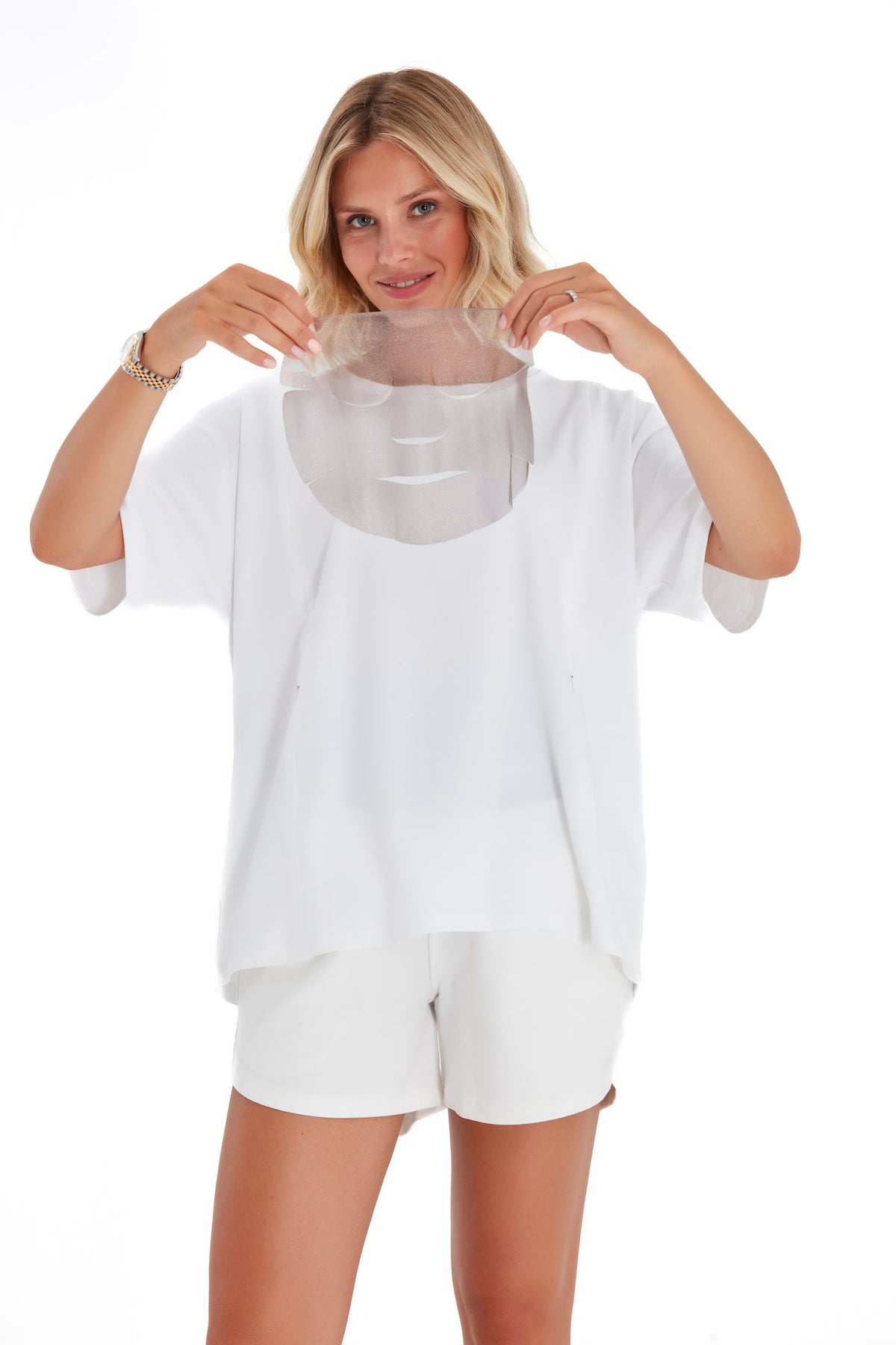 Accouchée FaceCover Reusable Silver Face Mask