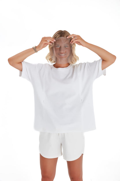 Accouchée FaceCover Reusable Silver Face Mask