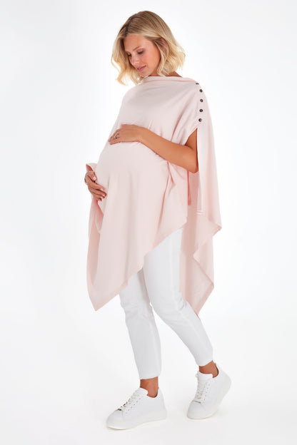 Accouchée 4-in-1 Multipurpose Supreme Cotton Cape Maternity/Nursing Shawl