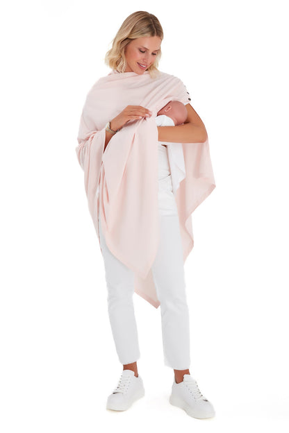 Accouchée 4-in-1 Multipurpose Supreme Cotton Cape Maternity/Nursing Shawl