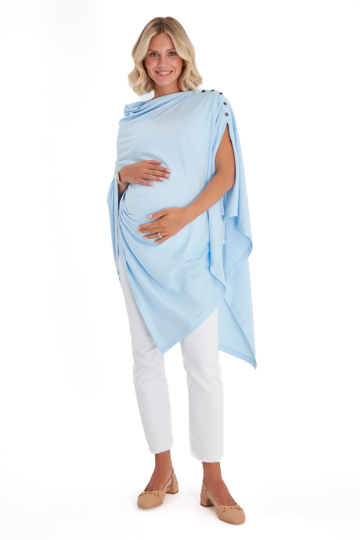 Accouchée 4-in-1 Multipurpose Supreme Cotton Cape Maternity/Nursing Shawl