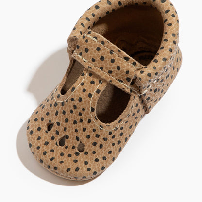 Freshly Picked Almond Speckles Mary Jane Baby Shoe