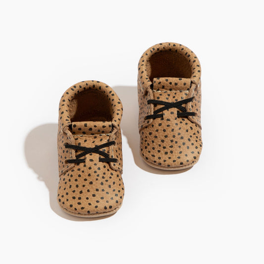 Freshly Picked Almond Speckles Oxford Baby Shoe
