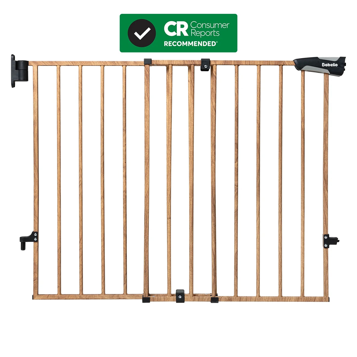 Babelio Boundless B17 Wood Pattern | Safety Baby Gate for Stairs