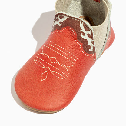 Freshly Picked Crimson Cowboy Chelsea Boot Baby Shoe