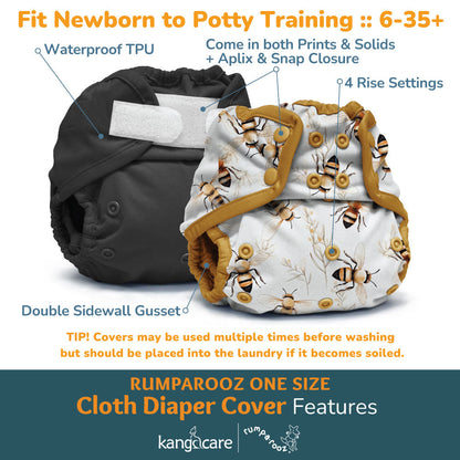 Kanga Care Rumparooz One Size Cloth Diaper Covers - Tadpole