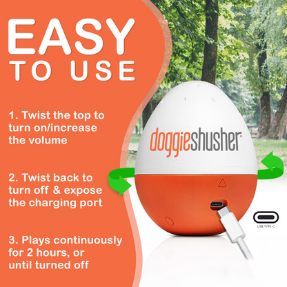 Shusher Doggie Shusher – Calming Sound Machine for Dogs