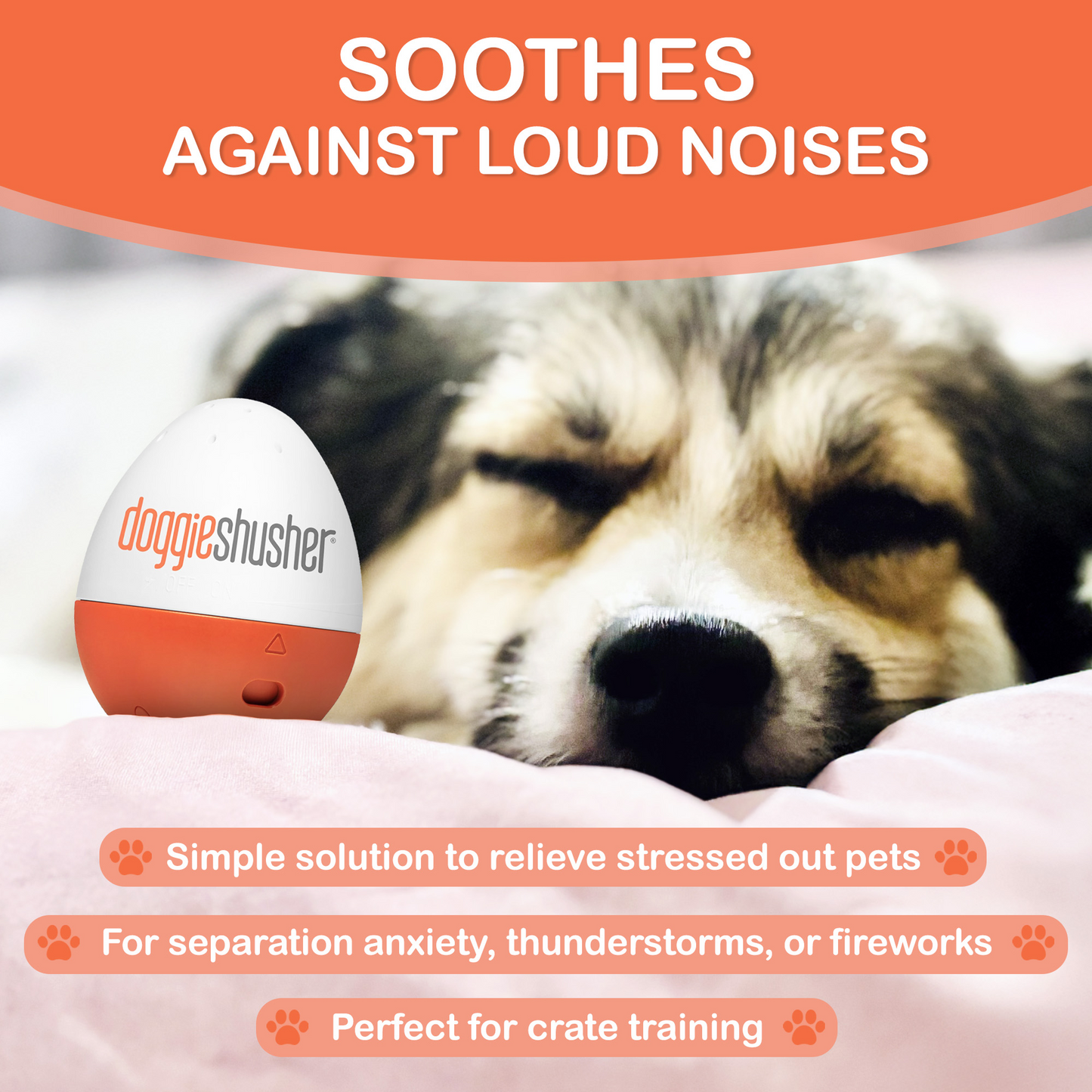 Shusher Doggie Shusher – Calming Sound Machine for Dogs