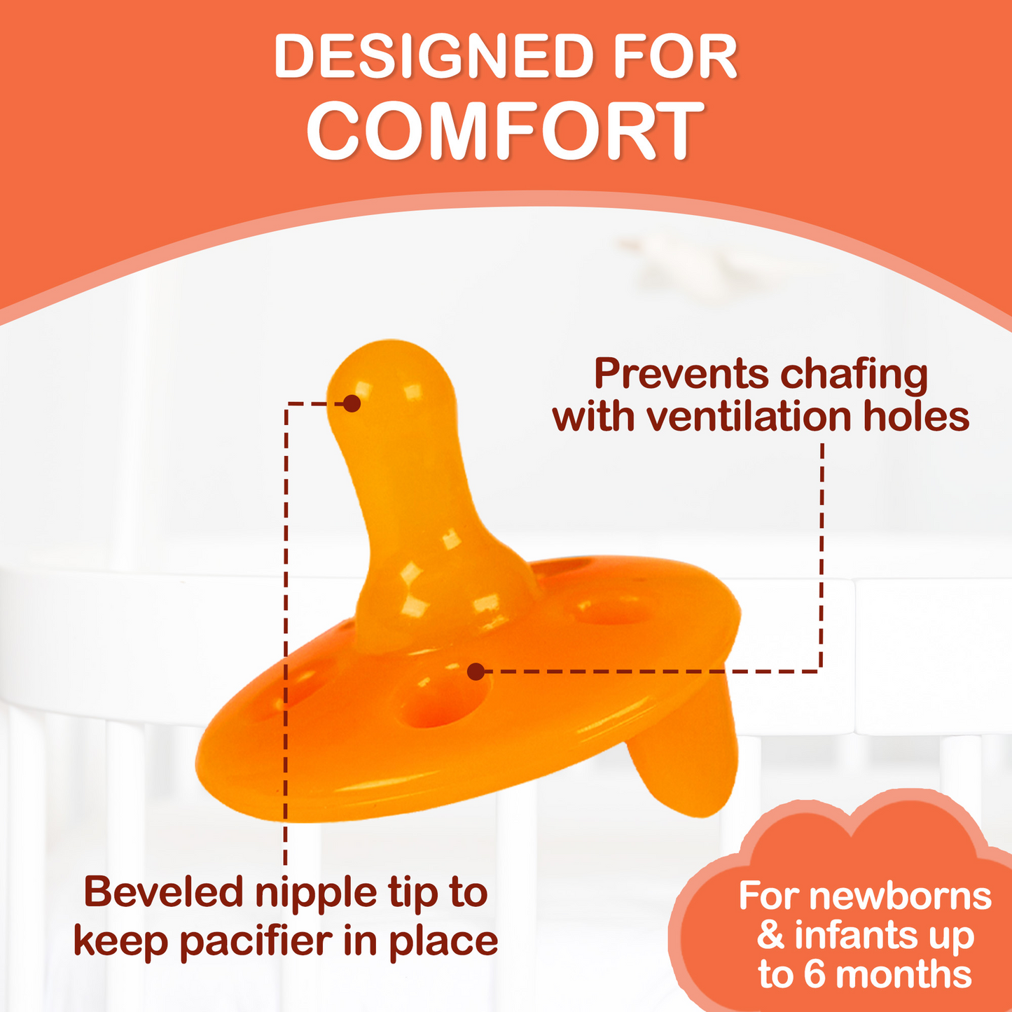Shushie Silicone Pacifier by Baby Shusher – Hospital-Grade