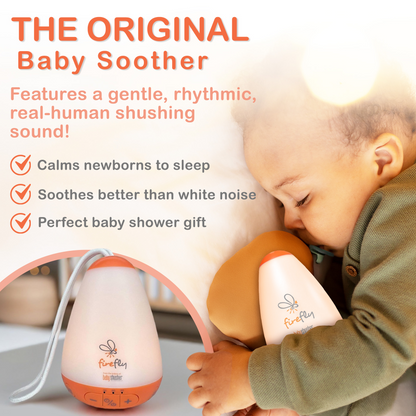 Baby Shusher Firefly – Portable Sound Machine & Night Light