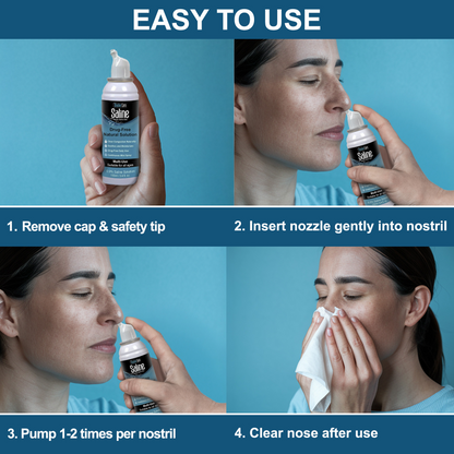 Shusher Care Saline Mist Spray – Multi-Use Sterile Saline